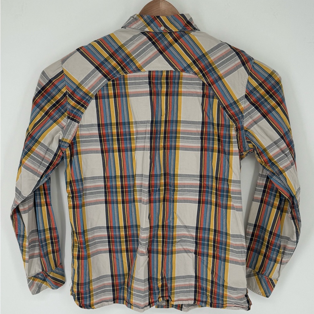 Harley-Davidson Men’s Multicolored Plaid Long Sleeve Button Up Cotton Sz Lg A5 - Picture 3 of 7